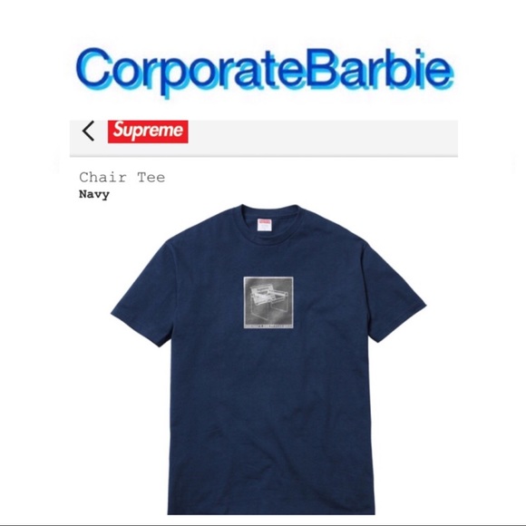 supreme chair shirt